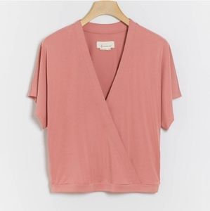 Anthropologie Ayla Surplice Top